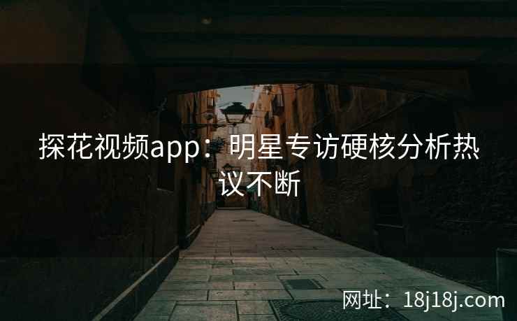 探花视频app：明星专访硬核分析热议不断