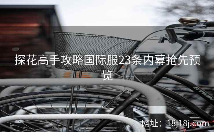 探花高手攻略国际服23条内幕抢先预览 探花高手攻略国际服23条内幕抢先预览